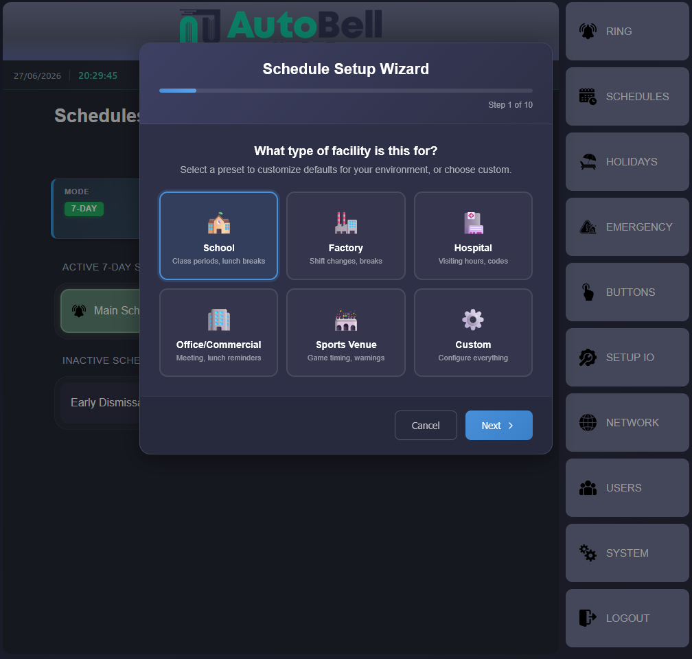 Setup Wizard